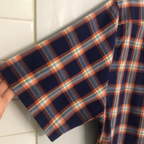 Façonnable checkered short sleeve button up shirt - Picture 8 of 8